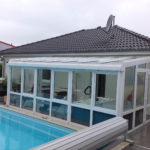 ogród zimowy przy basenie