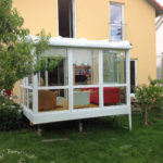 ogród ziomowy mały nad ziemią