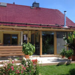 taras zadaszony dachówkami