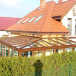 bardzo duży ogród zimowy