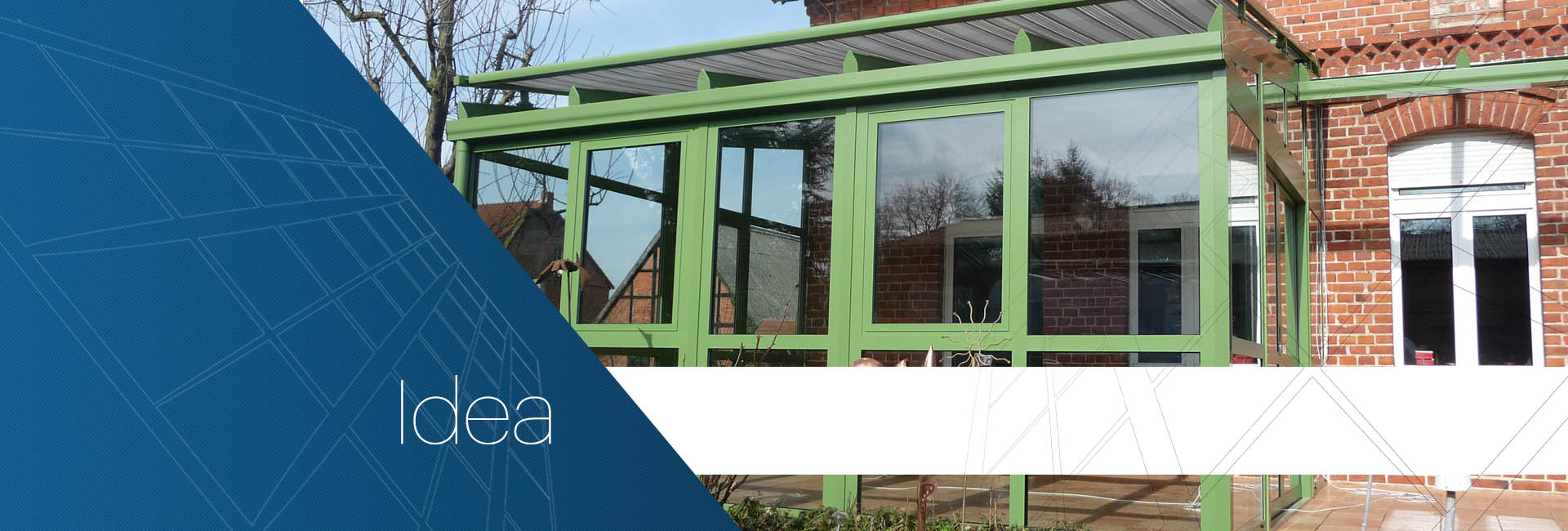 zielony ogród zimowy